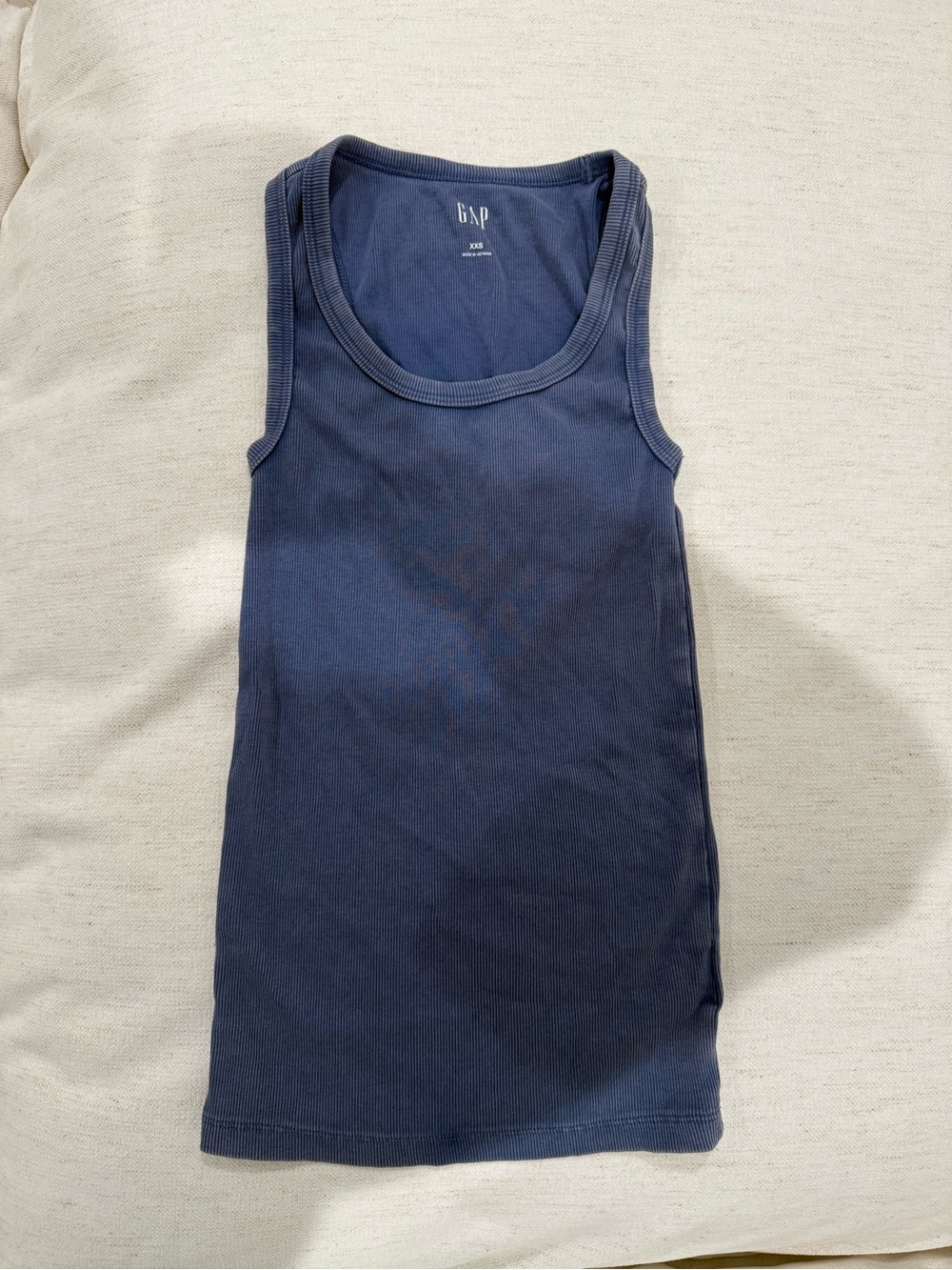 GAP Rib Scoop Tank Top
Blue Track XXS